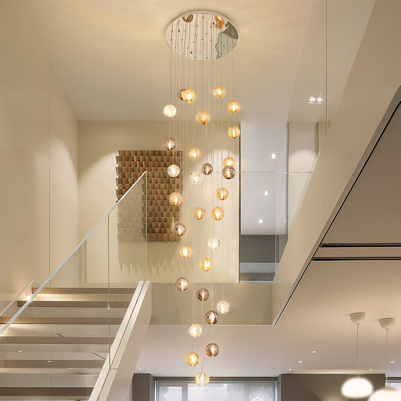 Modern Luxury Chandelier For High Ceiling Hotel Home Staircase Stair